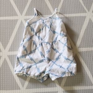 Gap Chambray Romper 12-18m